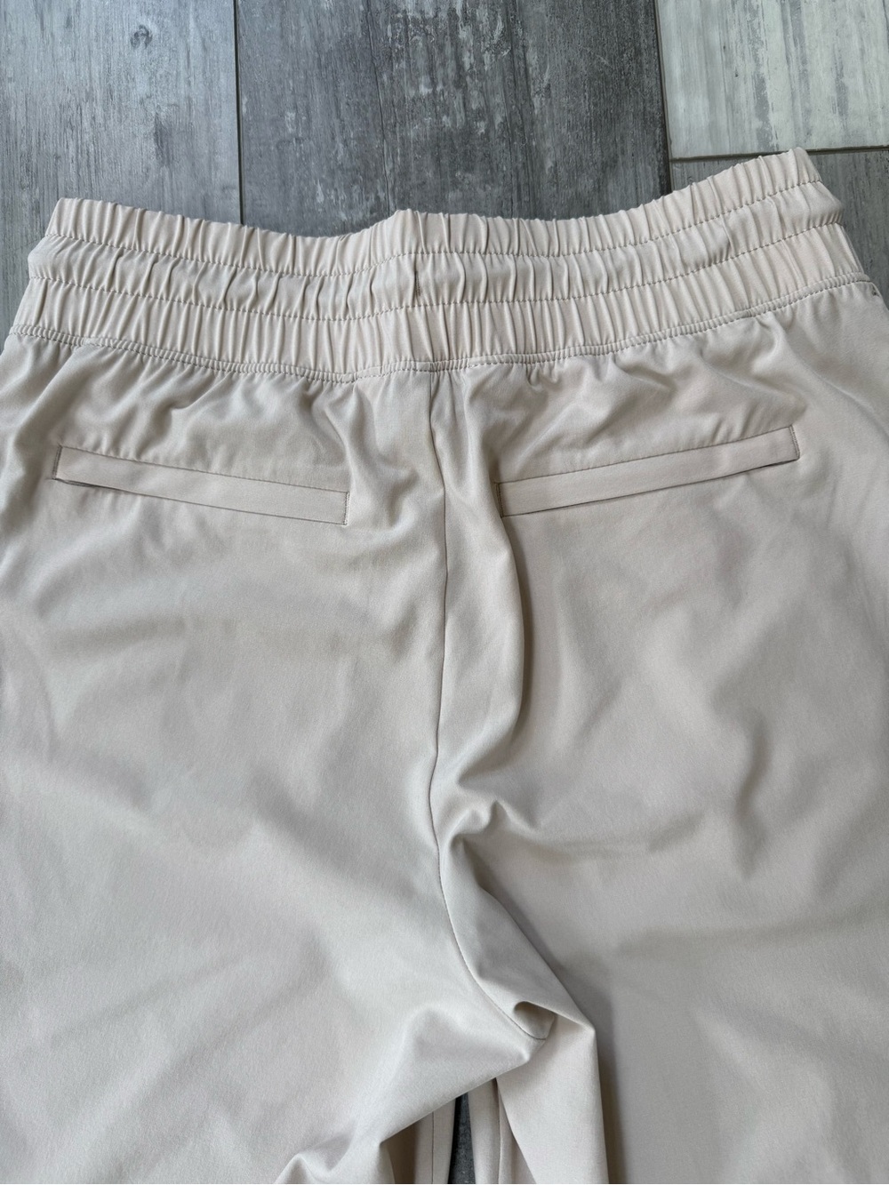 NWT Athleta Avenue Wide Leg Crop Pant 0P Petite Beige Travel Pants - Picture 9 of 12